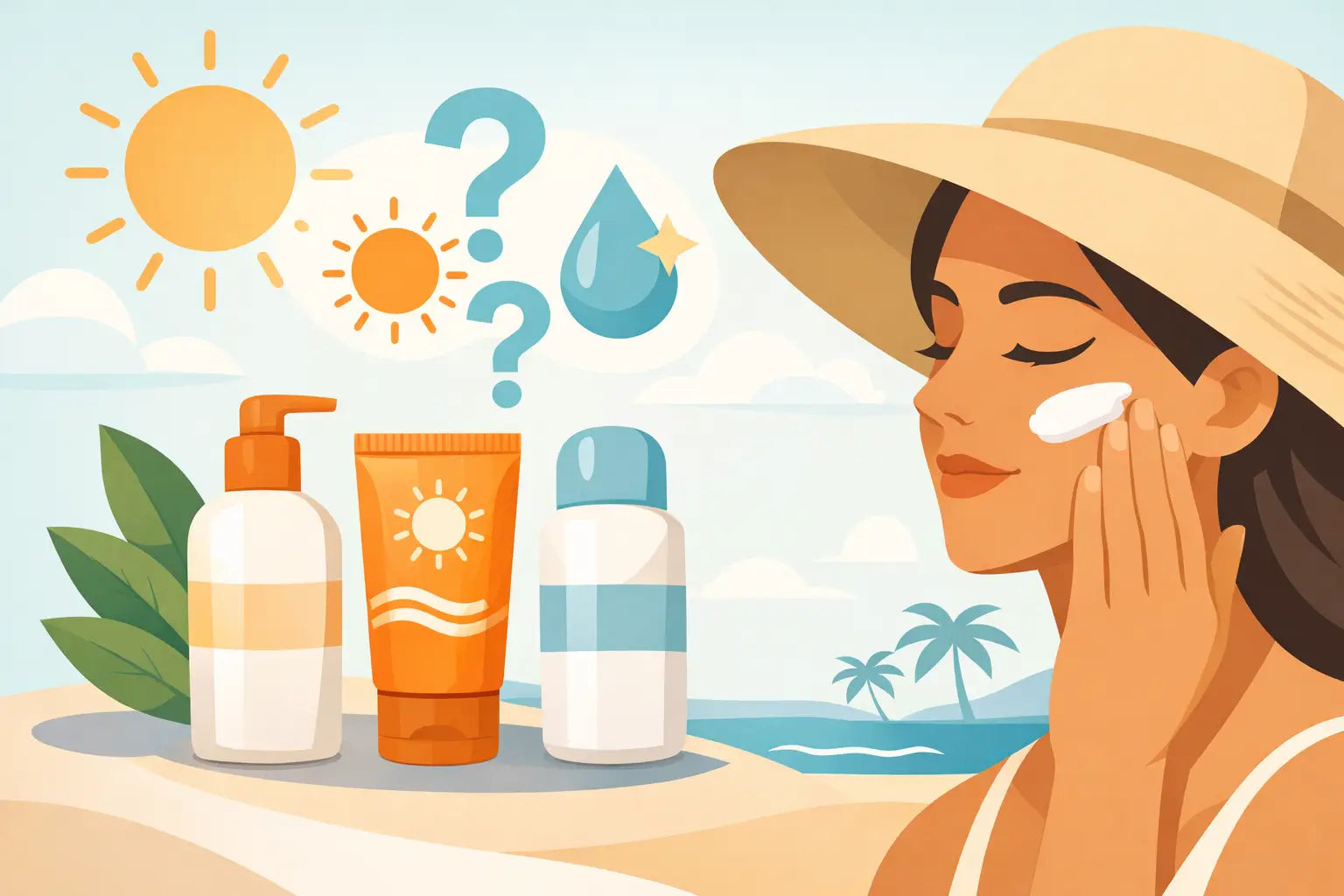 Quelle crème solaire visage non comédogène choisir ?