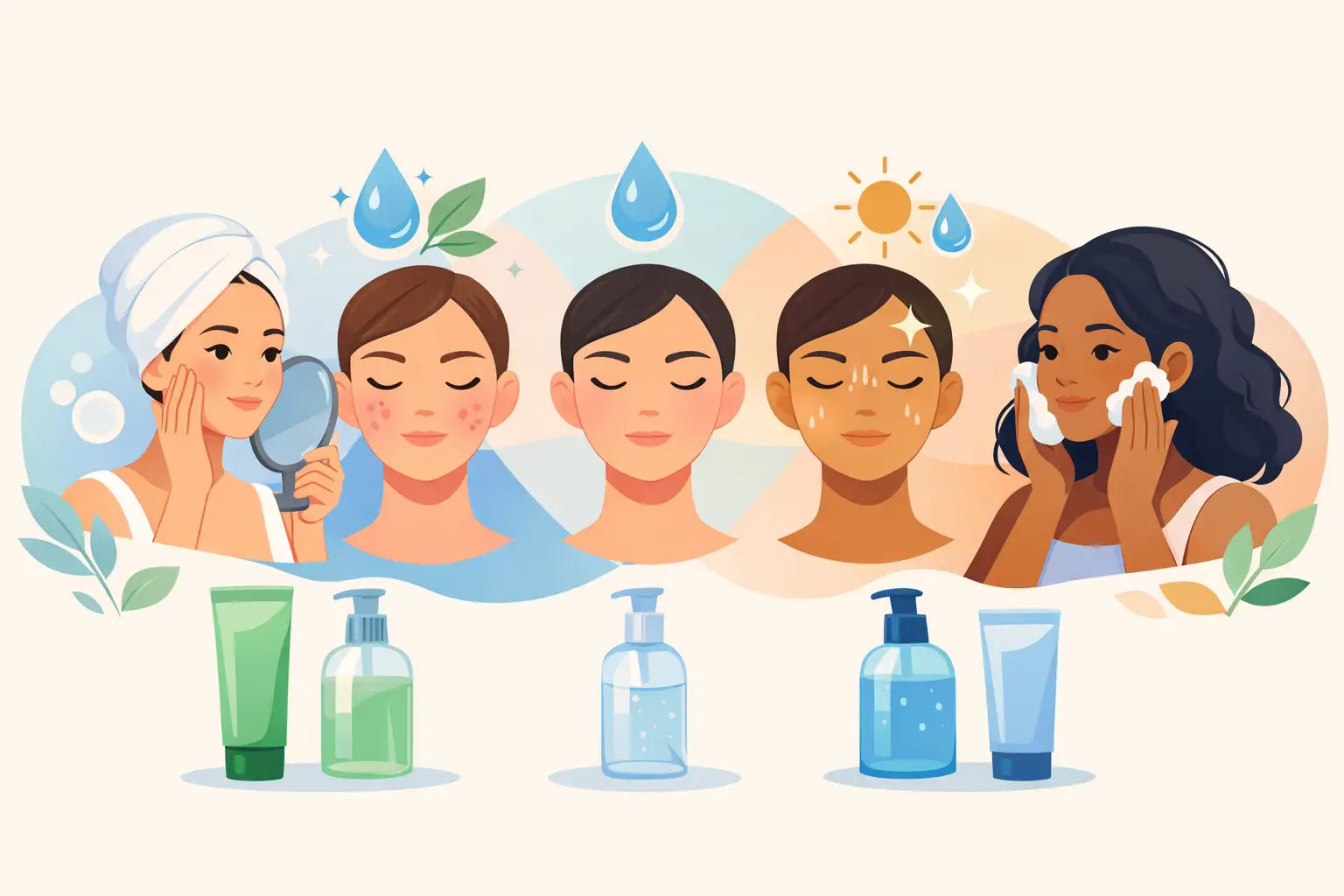 Quel gel nettoyant visage selon votre peau ?