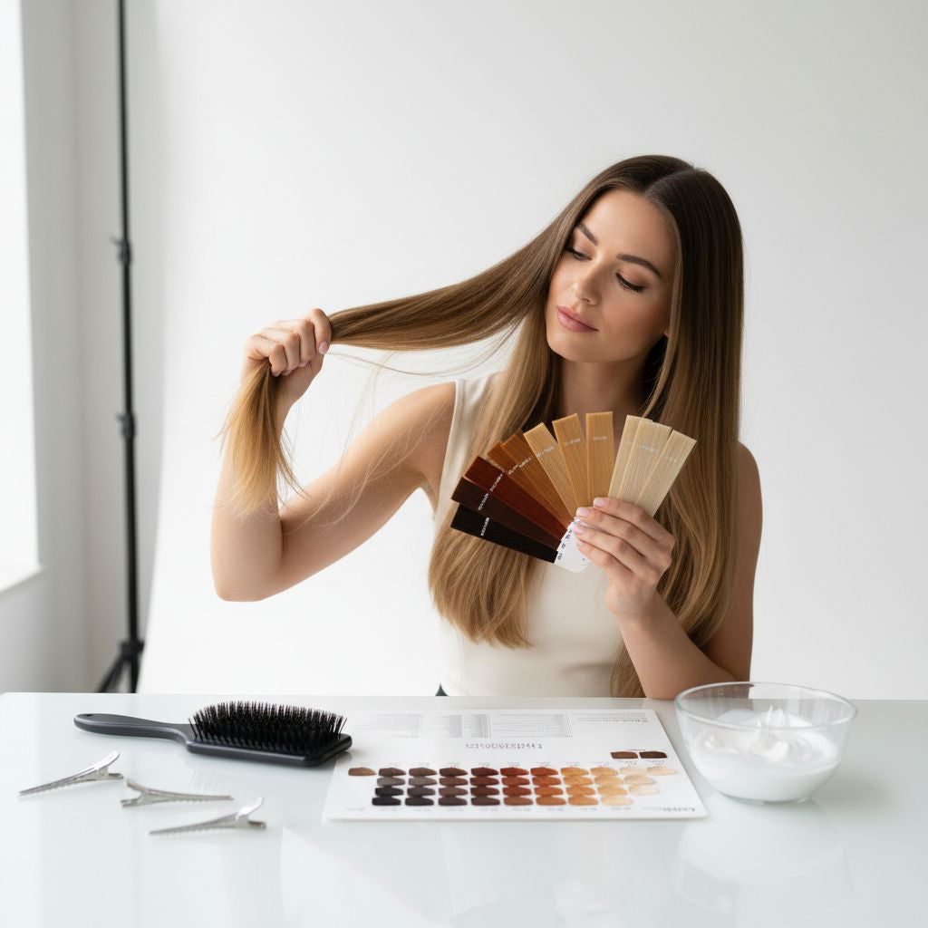 Comment choisir la bonne teinte de coloration : guide complet du niveau 1 au niveau 10