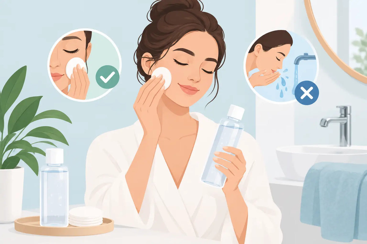 Faut-il rincer l’eau micellaire après usage ?
