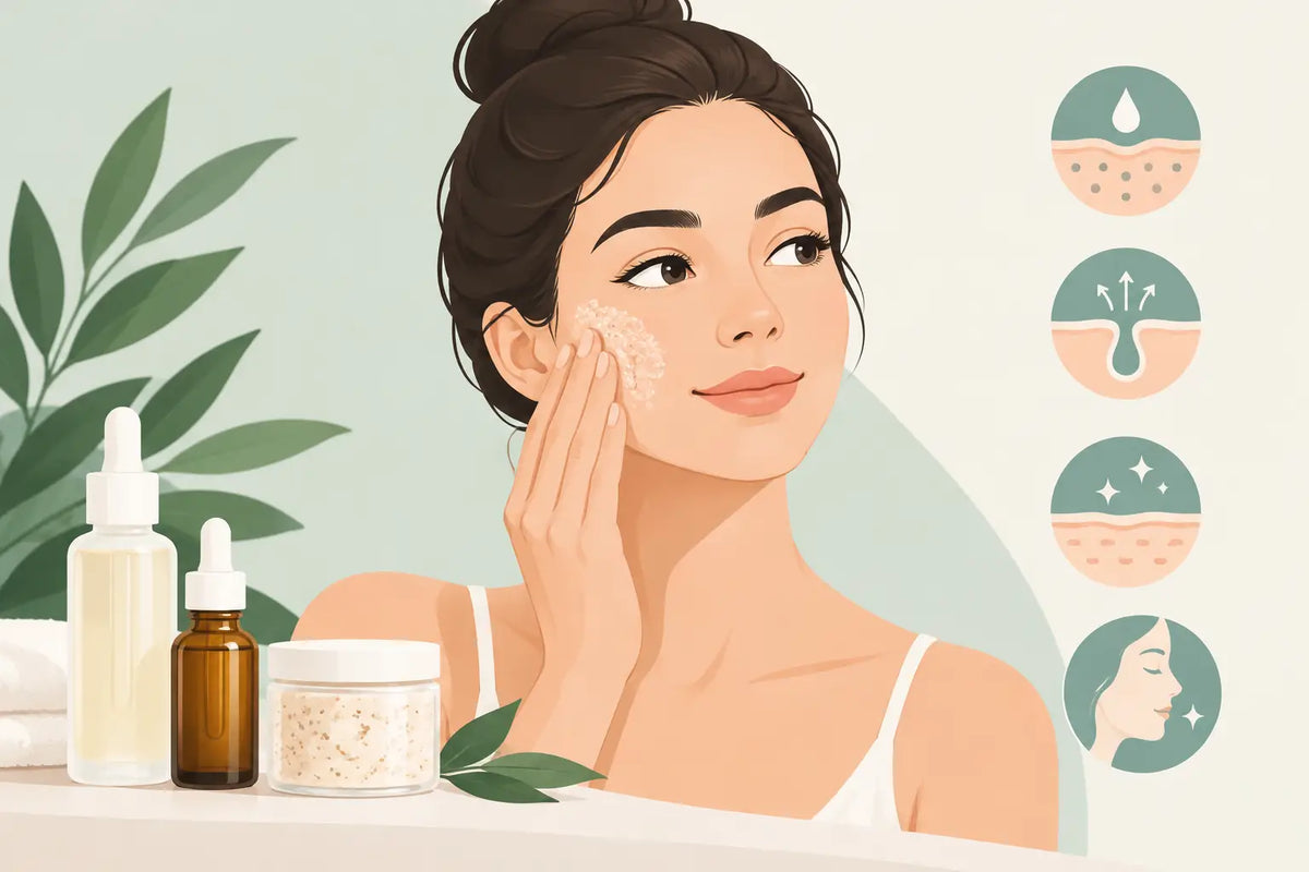 Quand utiliser des acides exfoliants sur le visage ?