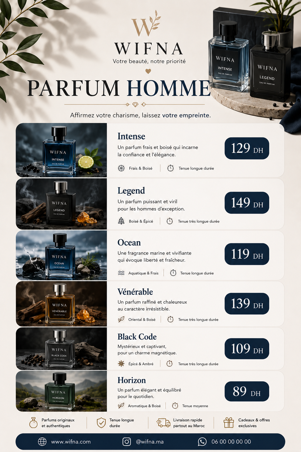 Parfums hommes
