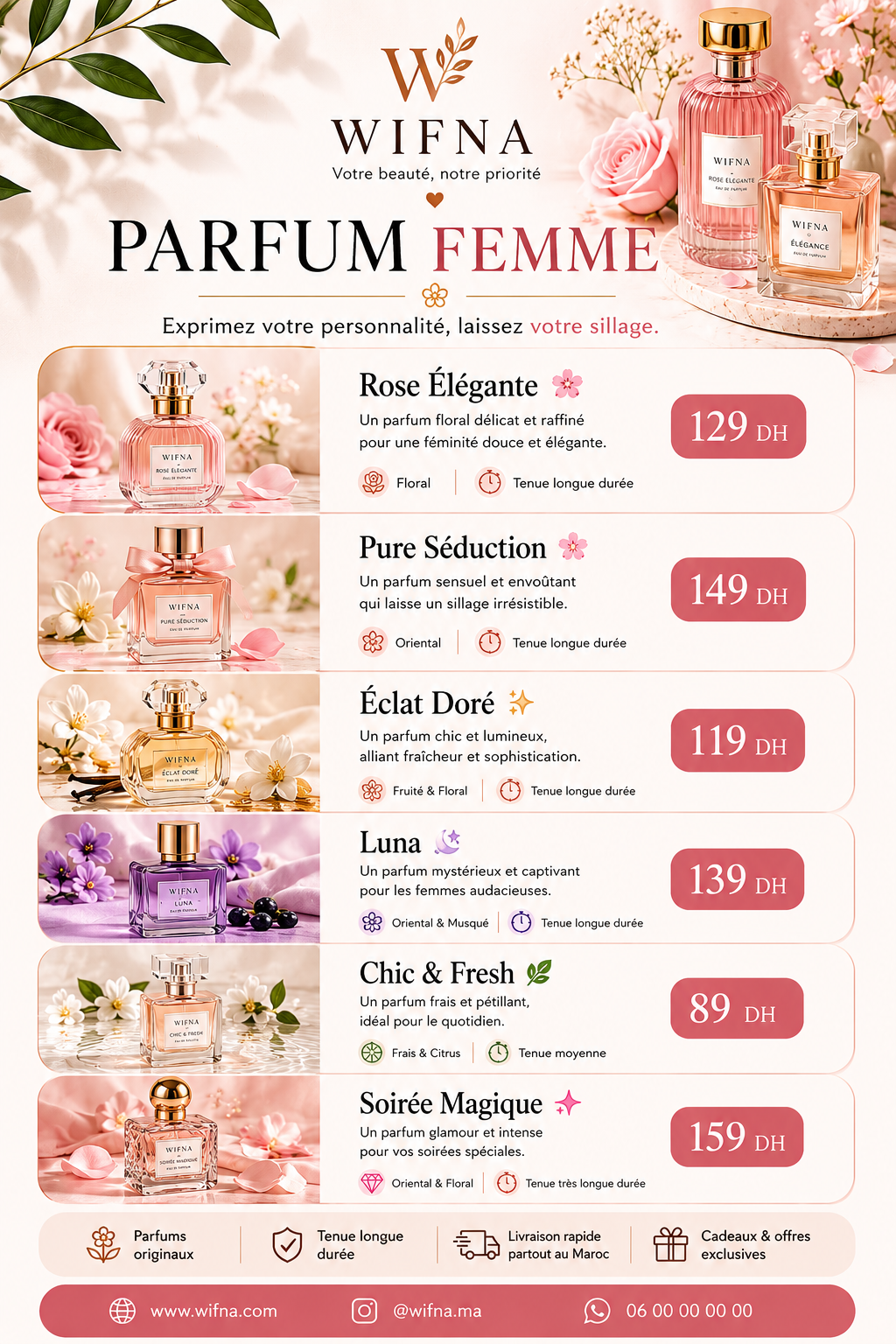 Parfums femmes