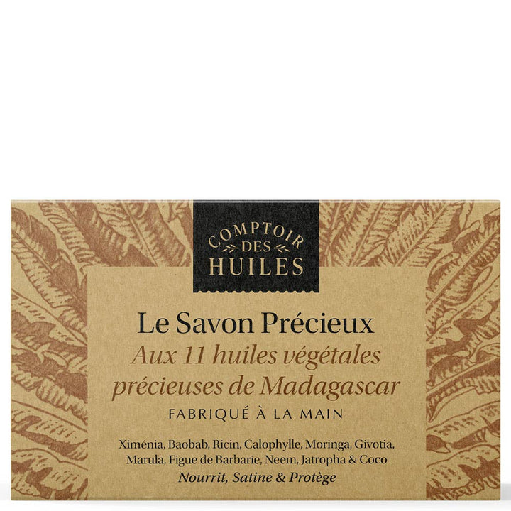 Savon Naturel aux 11 Huiles Précieuses Bio – Visage et Corps | Nourrissant, Hydratant & Antioxydant | 100/100 sur Yuka 🥕