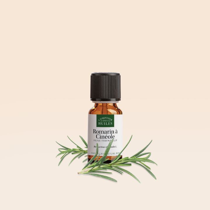 Huile Essentielle de Romarin à Cinéole Bio – Purifiante, Tonifiante et Revitalisante