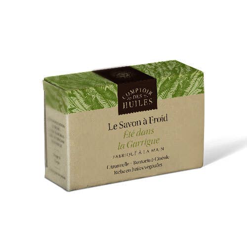 Savon Naturel Bio « Été dans la Garrigue » – Corps | Tonifiant et Purifiant | Fabriqué à la Main | 86/100 sur Yuka 🥕