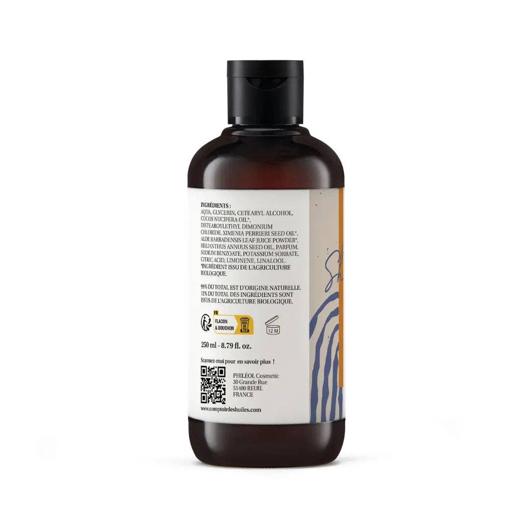 Après-Shampooing Réparateur à l’Huile de Ximenia Bio – Nutrition Intense et Brillance Naturelle