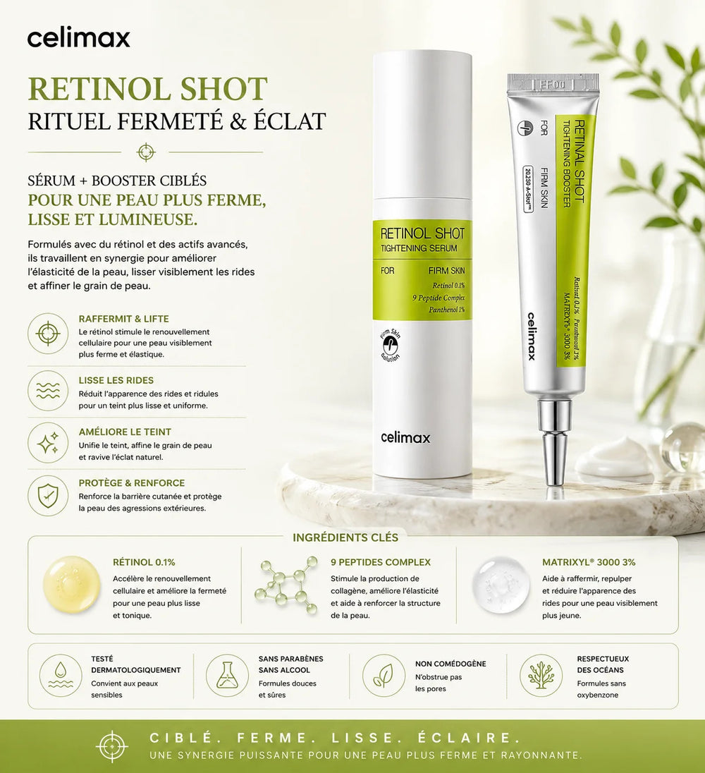 Celimax - Duo Fermeté Retinol Shot & Retinal Shot