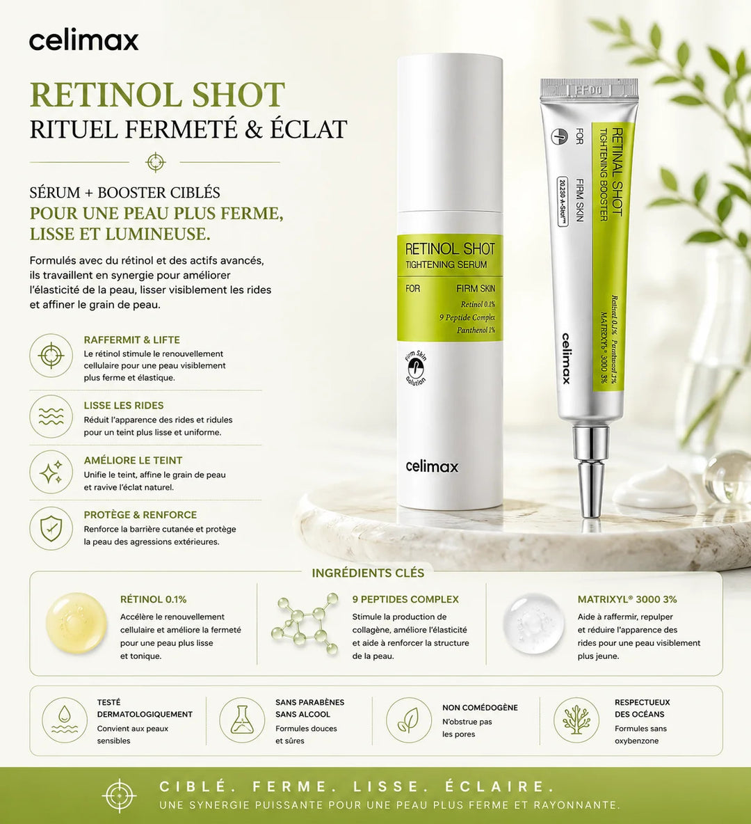 Celimax - Duo Fermeté Retinol Shot &amp; Retinal Shot