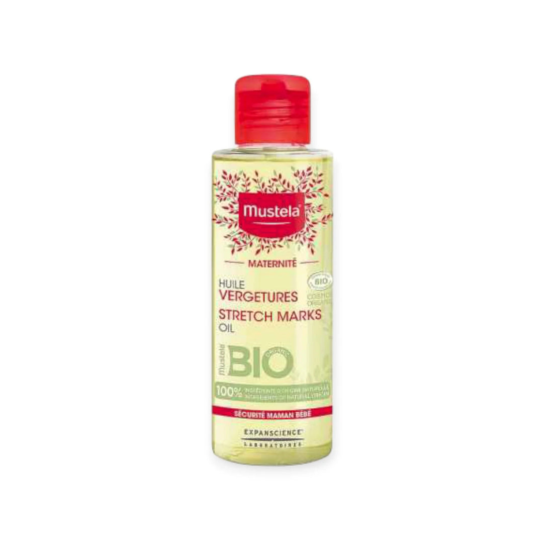 Mustela Maternité Huile Vergetures BIO – Soin Anti-Vergetures 100% Naturel –