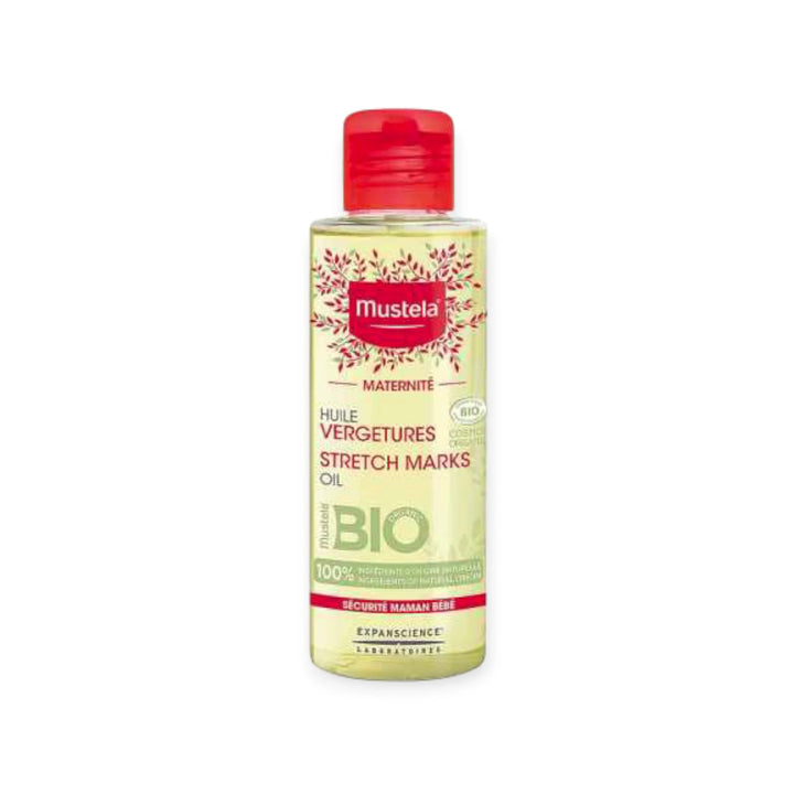 Mustela Maternité Huile Vergetures BIO – Soin Anti-Vergetures 100% Naturel –