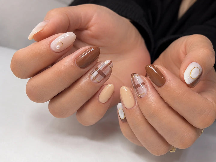ÉDGEU - Perfect Gel Nail Wraps (ENP216 Pearl Locket)