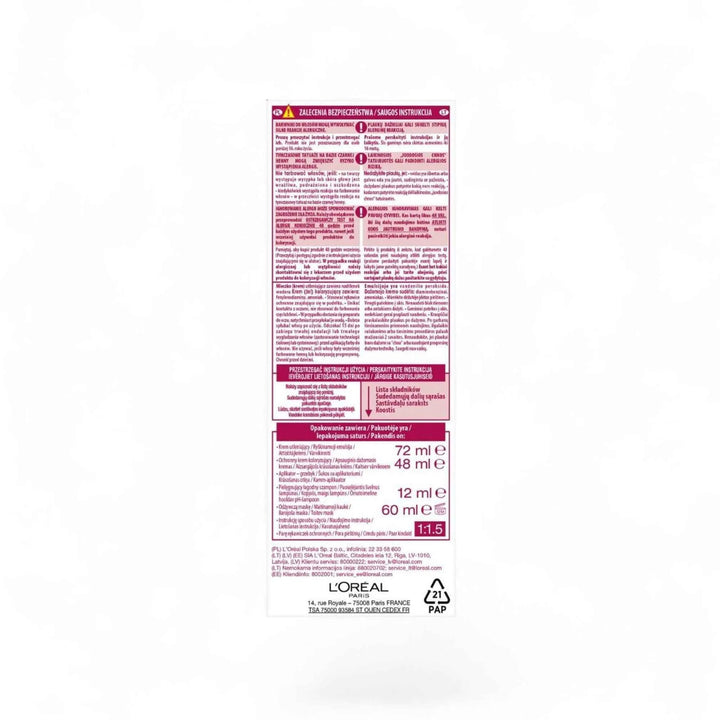 L’Oréal Paris Excellence Crème – 7.43 Blond Cuivré Doré  Coloration Permanente