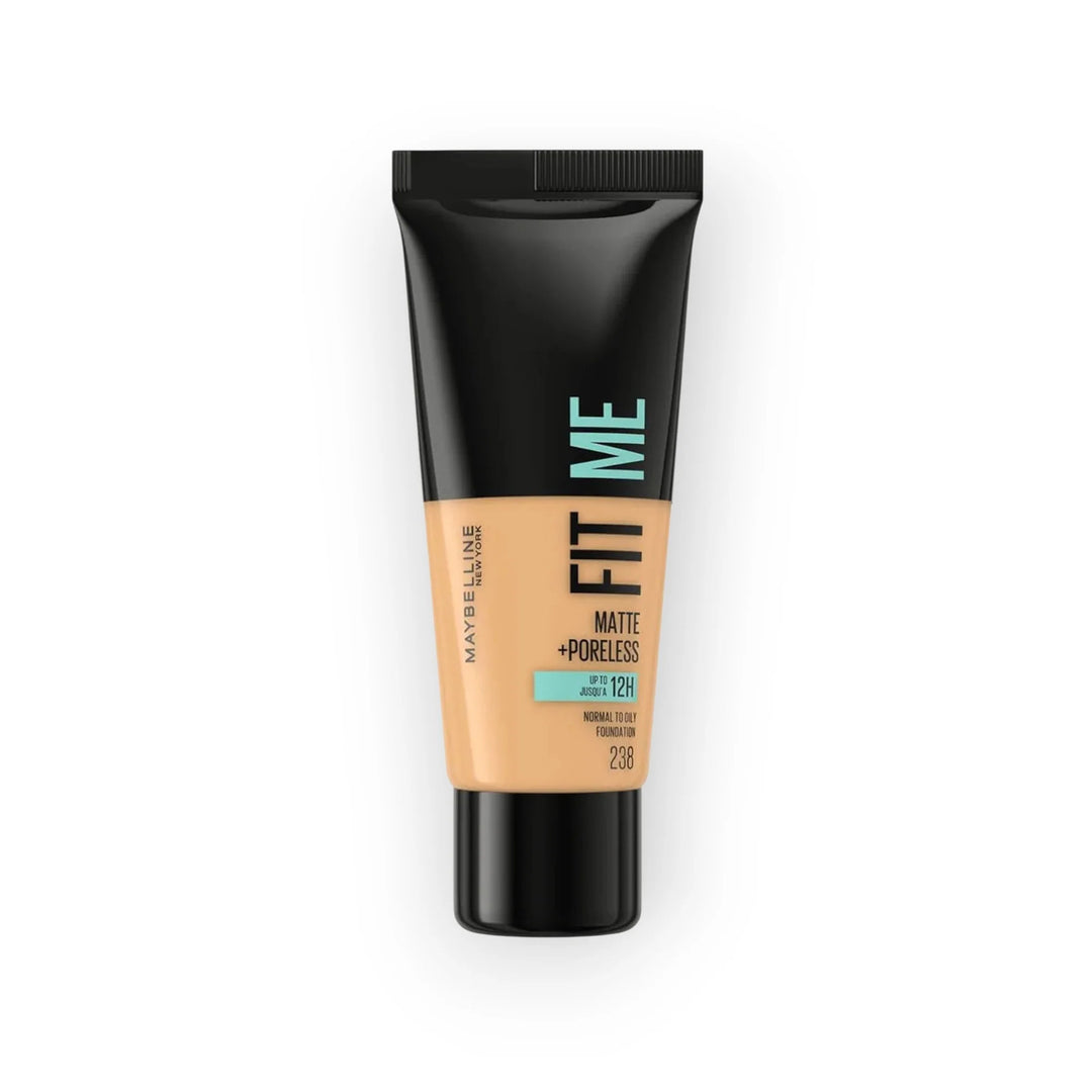 Maybelline Fit Me Matte  Poreless Foundation – 128 Warm Nude (30 ml)