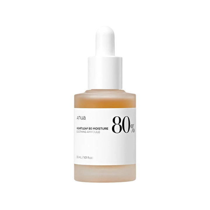 Anua – Ampoule Apaisante Hydratante à 80% d’Extrait de Heartleaf – 30 ml