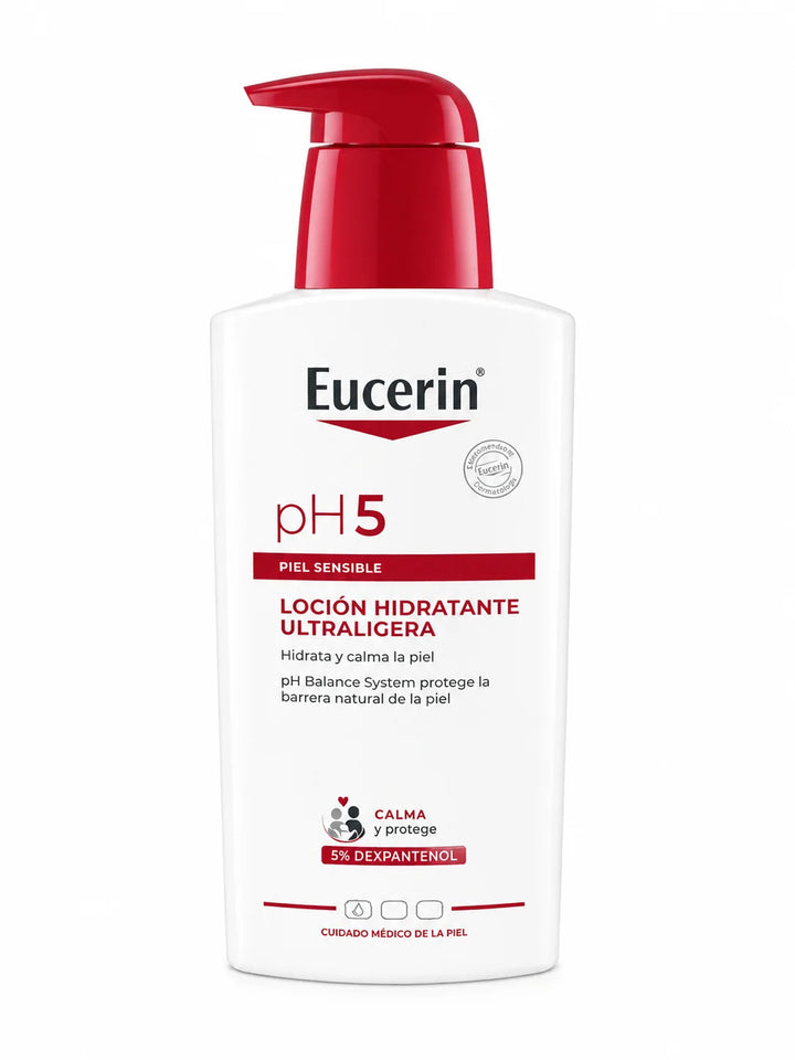 Eucerin pH5 – Lotion Hydratante Ultralégère Peau Sensible – 400 ml