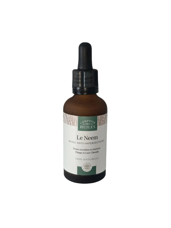 Huile de Neem Bio – Purifiante &amp; Antibactérienne  Peaux à Problèmes &amp;