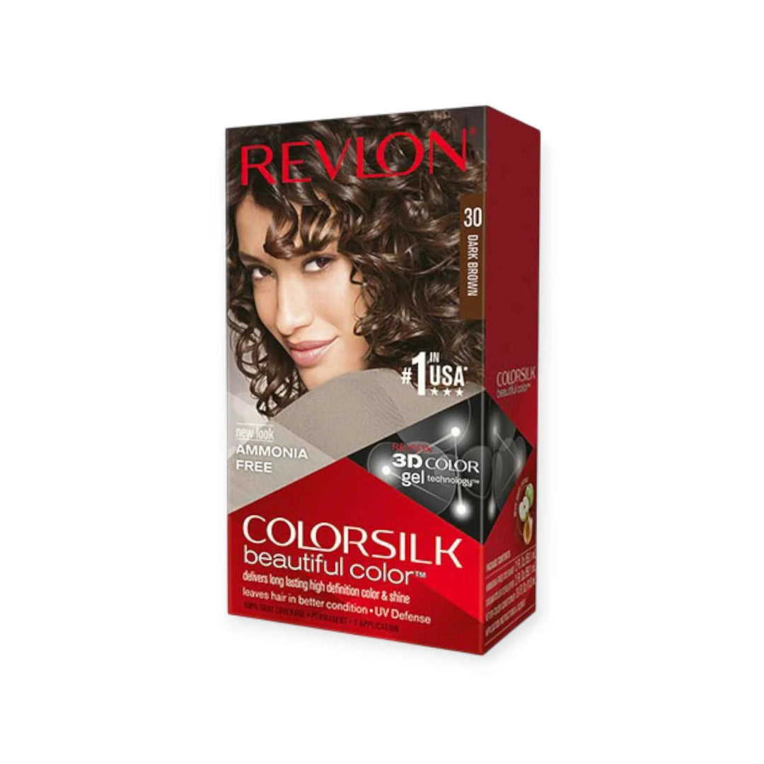 ColorSilk Beautiful Color 30 Dark Brown – Coloration Permanente Sans Ammoniaque