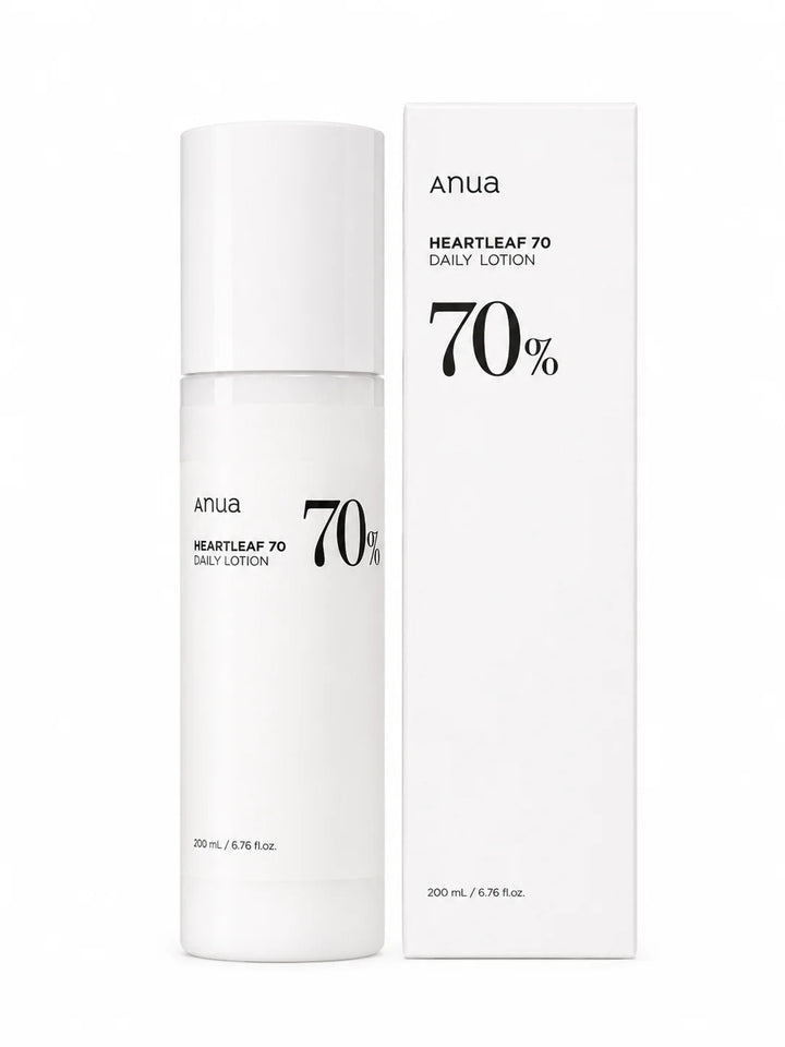 Anua Heartleaf 70 Daily Lotion 200ml Lotion Hydratante Apaisante Peaux Sensibles