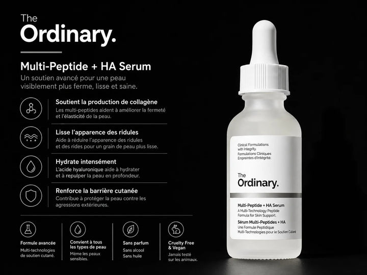 Sérum Multi-Péptides + HA - Sérum anti-âge