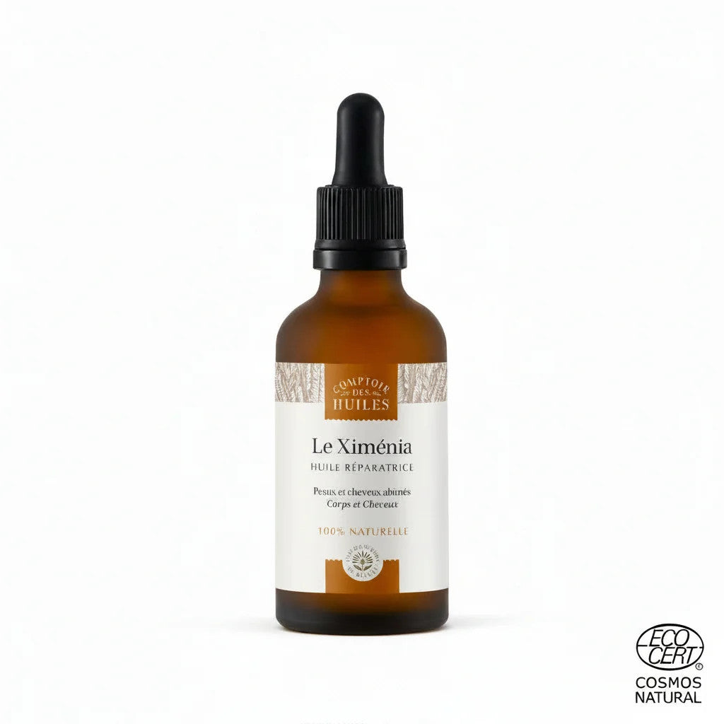Huile de Ximenia Naturelle | Cheveux Secs & Peaux Abîmées | 100/100 sur Yuka