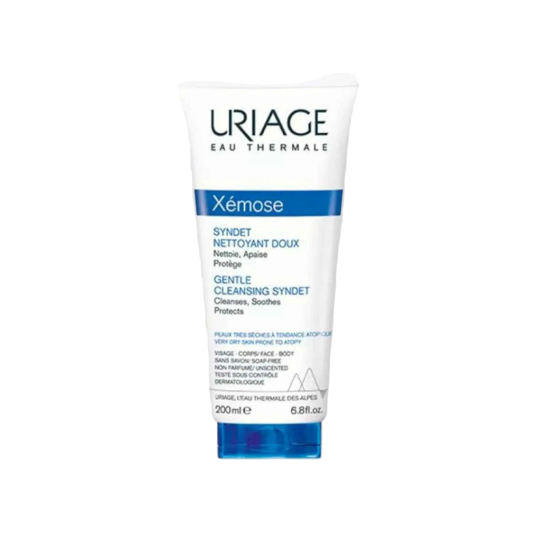 Uriage Xémose Syndet Nettoyant Doux – Gel Nettoyant Doux Sans Savon (200 ml)
