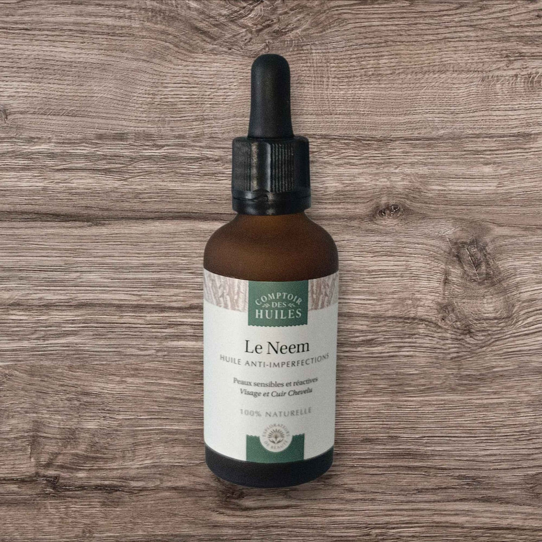 Huile de Neem Bio – Purifiante &amp; Antibactérienne  Peaux à Problèmes &amp;