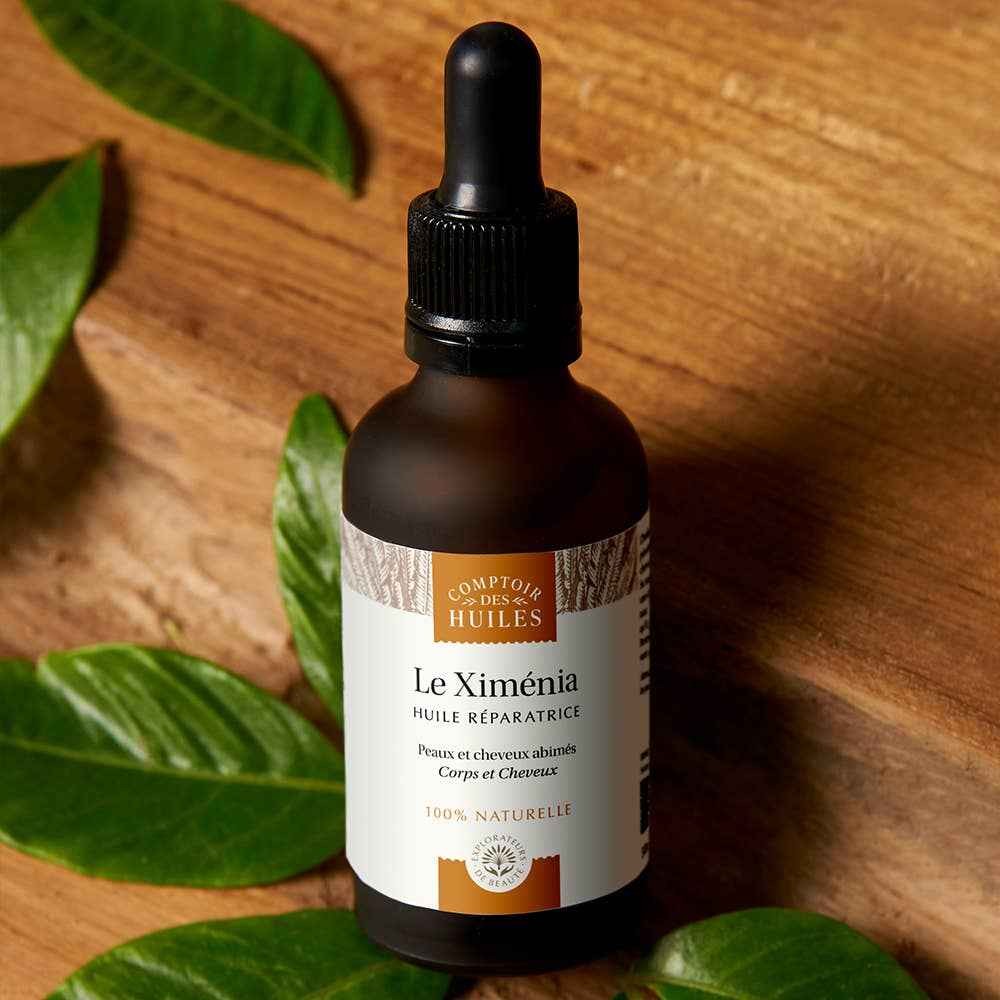 Huile de Ximenia Naturelle | Cheveux Secs & Peaux Abîmées | 100/100 sur Yuka