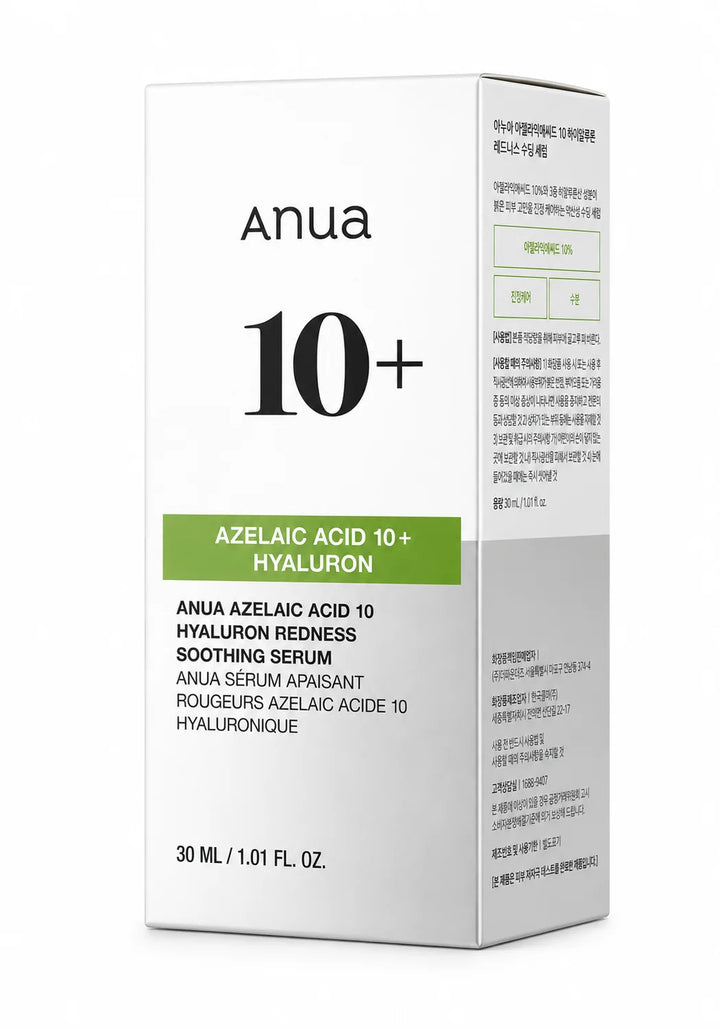 Anua – Sérum Apaisant à l’Acide Azélaïque 10% + Acide Hyaluronique – 30 ml