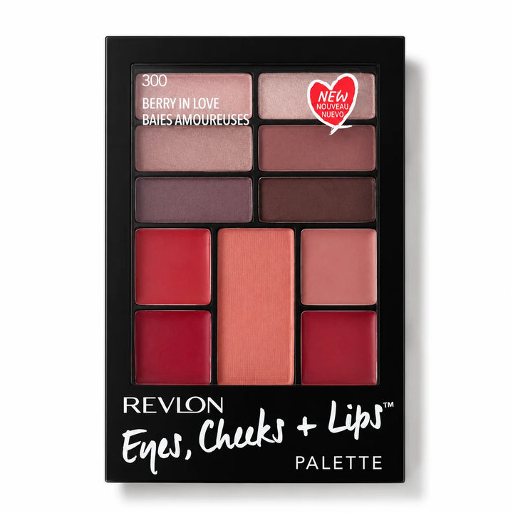 Palette Revlon New Eyes Cheeks Lips 300 Berry in Love