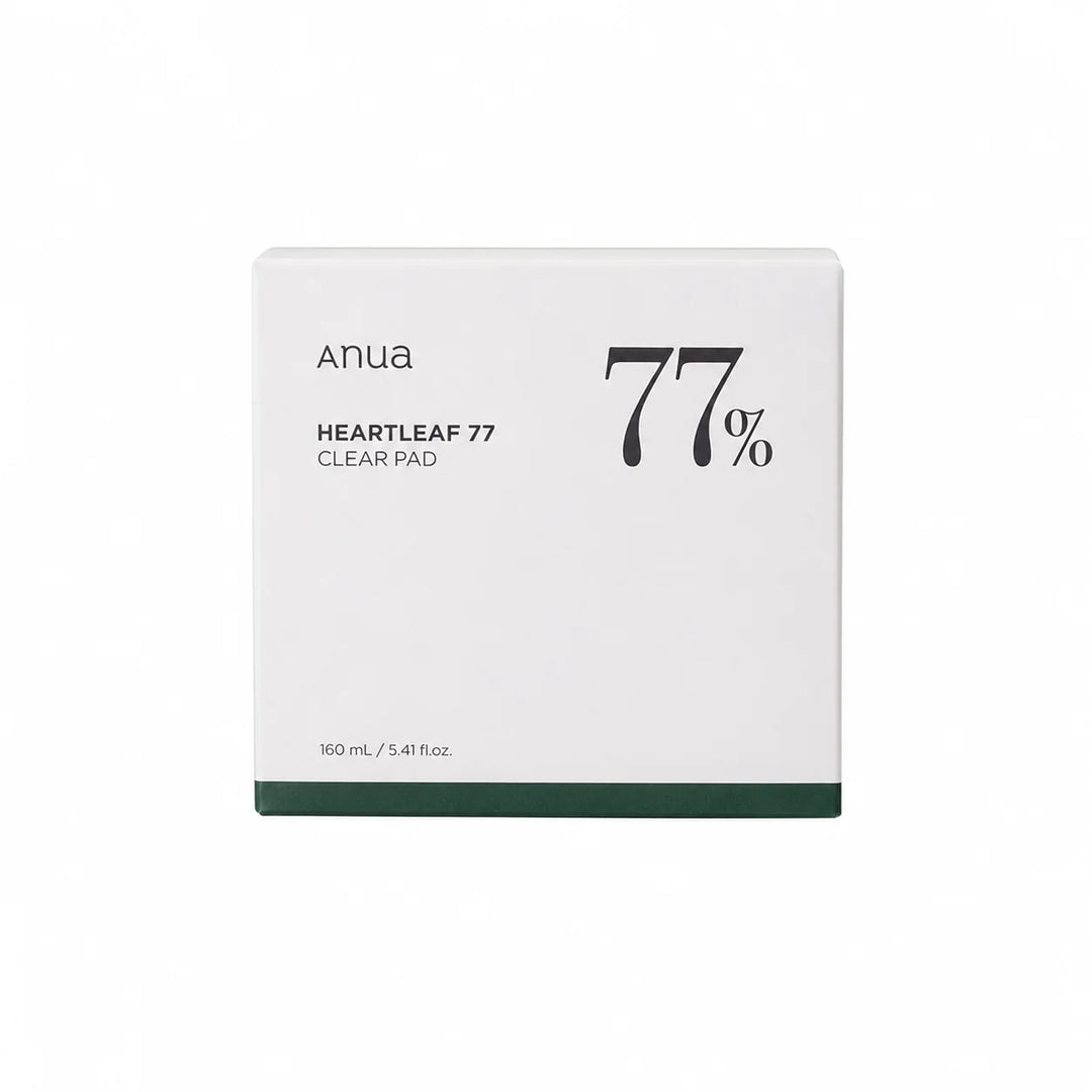 Anua Heartleaf 77% Clear Pad – Disques Exfoliants Apaisants pour Peau Nette