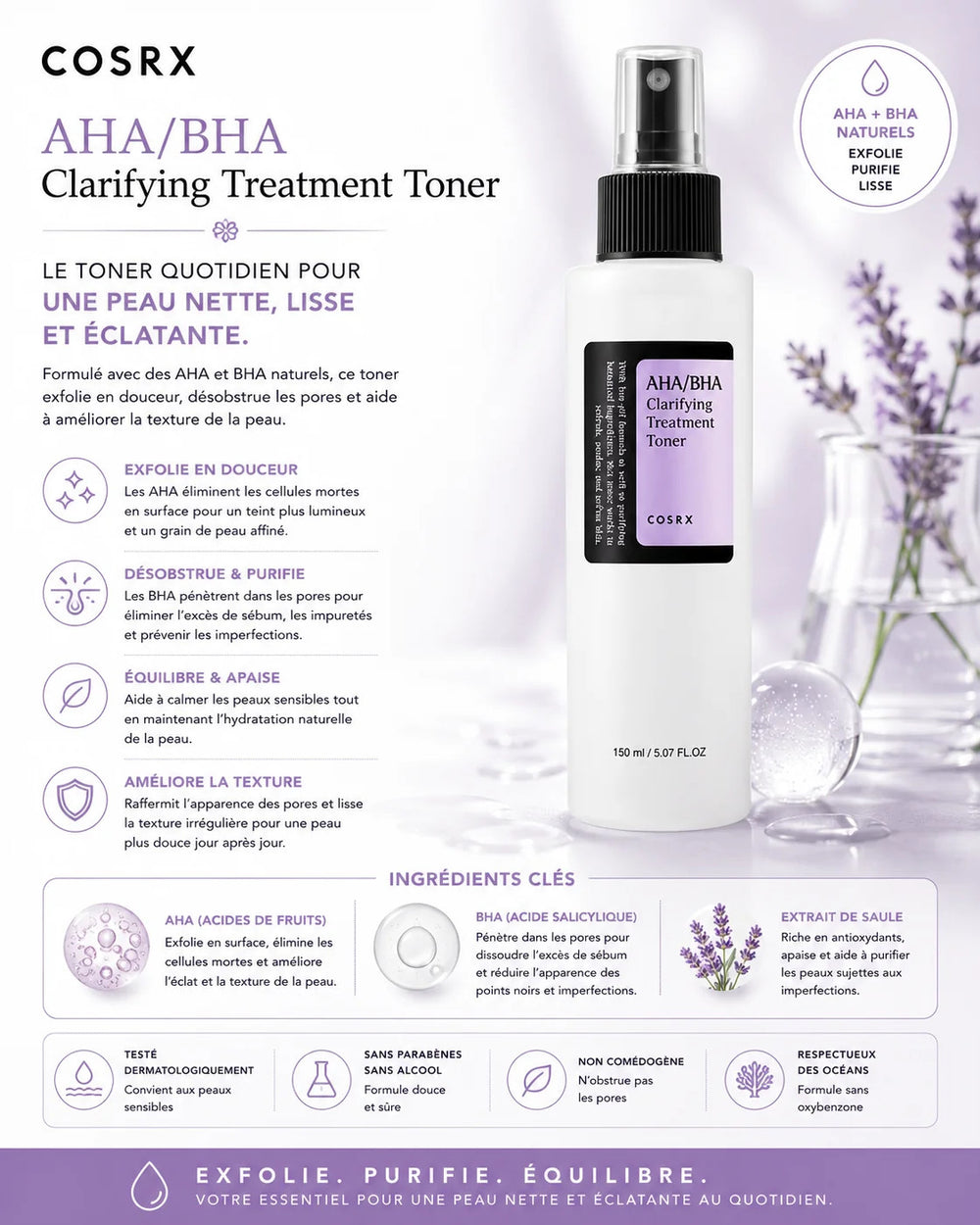 COSRX - AHA/BHA Clarifying Treatment Toner (150 ml)