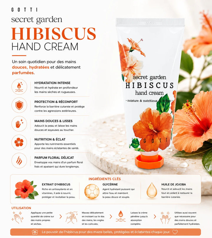 Jigott - Secret Garden Hibiscus Hand Cream