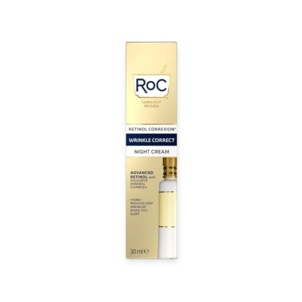RoC Retinol Correxion Crème Nuit Anti-Rides – Soin Nuit Raffermissant au Rétinol