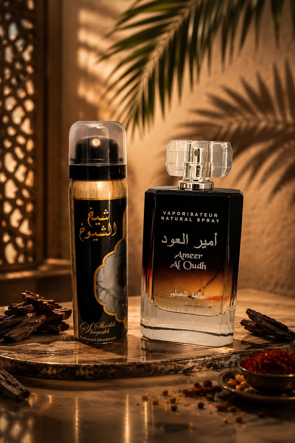 Lattafa Ameer Al Oudh Eau de Parfum 100ml – Parfum Oud Intense, Boisé et Ambré
