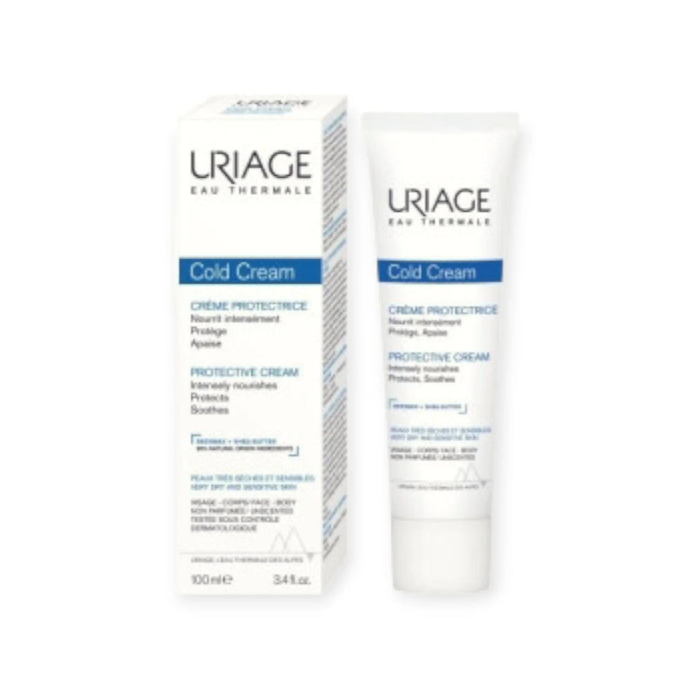 Uriage Cold Cream Crème Protectrice – Peaux Très Sèches et Sensibles – 100 ml