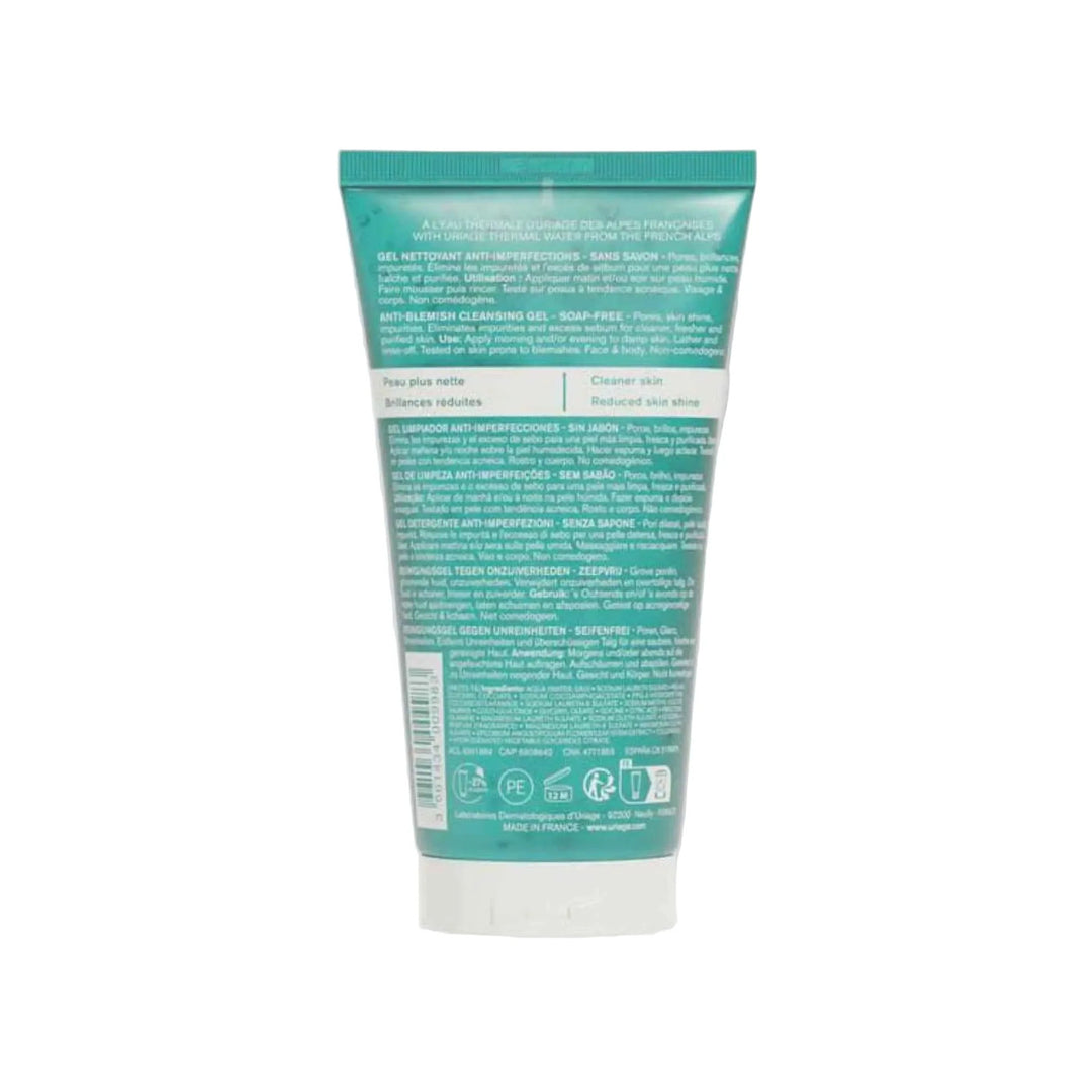Uriage Hyséac Gel Nettoyant - Gel Lavant Sans Savon pour Peaux Grasses à