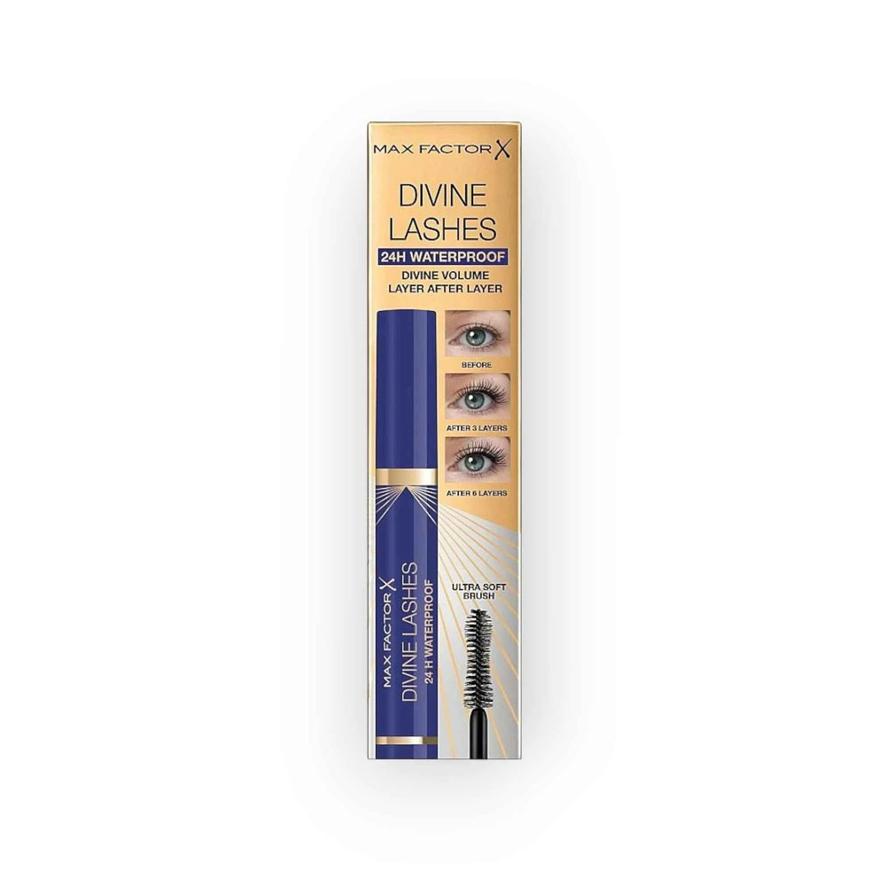 Max Factor Divine Lashes 24H Waterproof Mascara – Volume Intense & Tenue Longue.