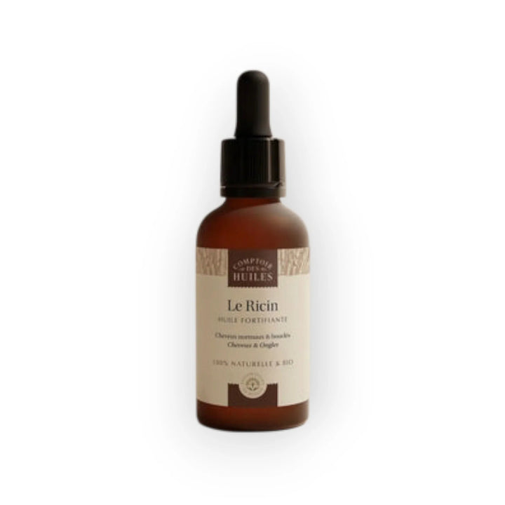 Huile de Ricin Bio – Fortifiante &amp; Réparatrice  Corps, Cheveux, Cils &amp; Ongles