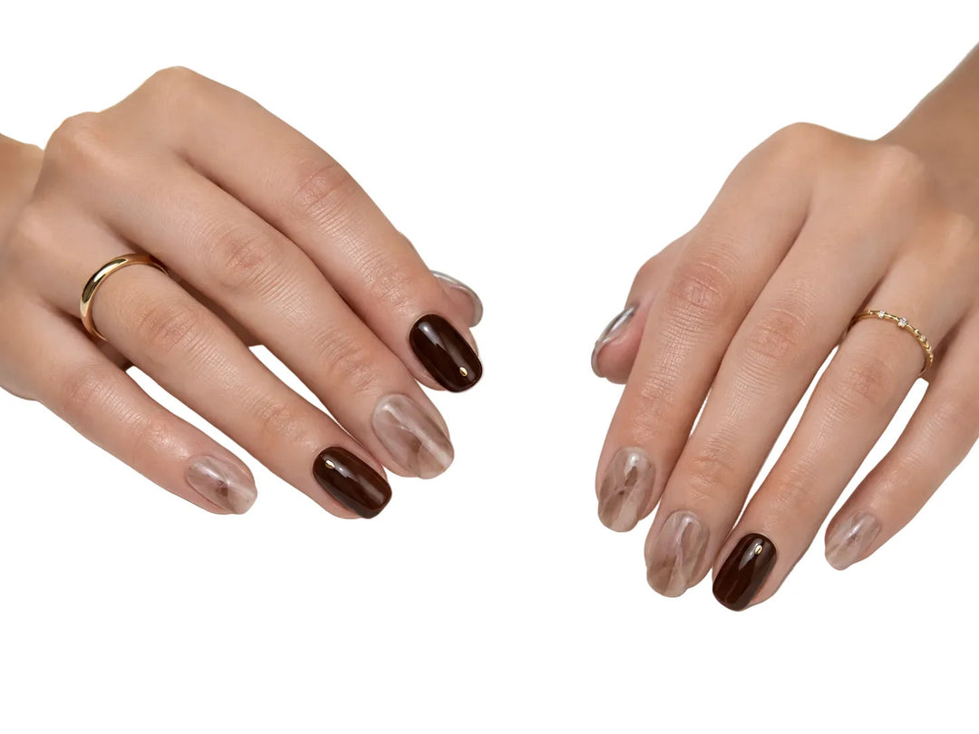 ÉDGEU - Perfect Gel Nail Wraps (ENA209 Chocolat Nuance)