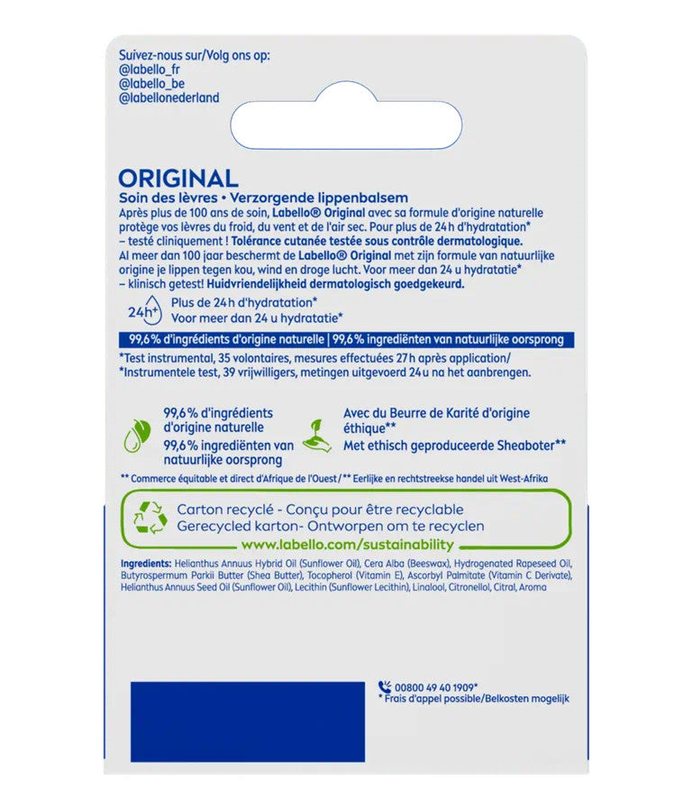 Labello Hydro Care SPF 15 – Baume à Lèvres