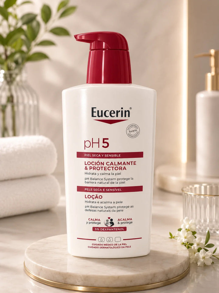 Eucerin pH5 Lotion Calmante &amp; Protectrice – Peaux Sèches et Sensibles – 400 ml