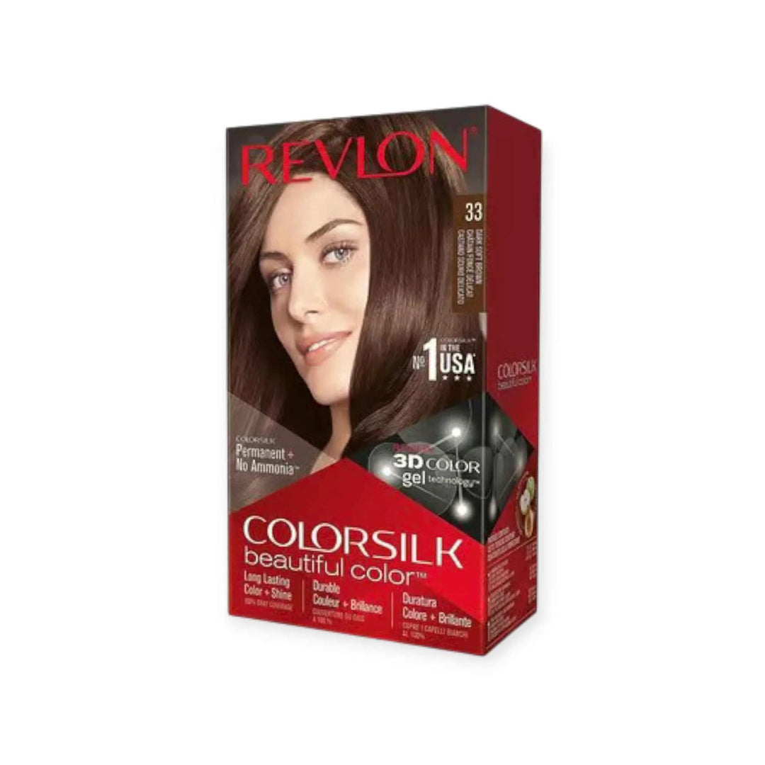 Revlon ColorSilk Beautiful Color 33 Châtain Foncé Naturel – Coloration