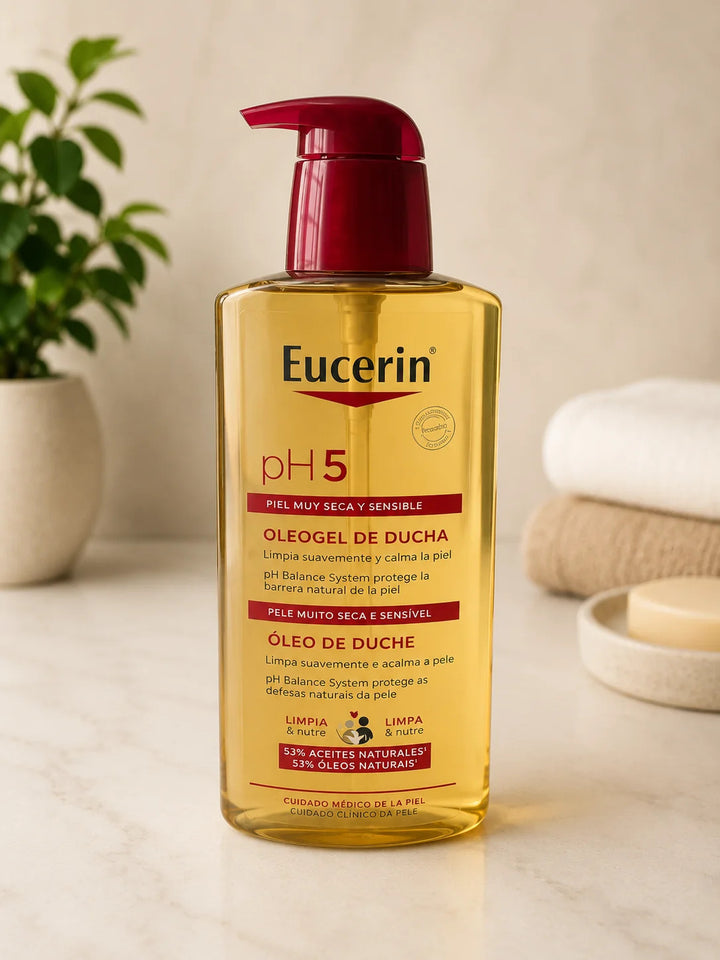 Eucerin pH5 Huile de Douche – Peaux Très Sèches &amp; Sensibles – 400 ml