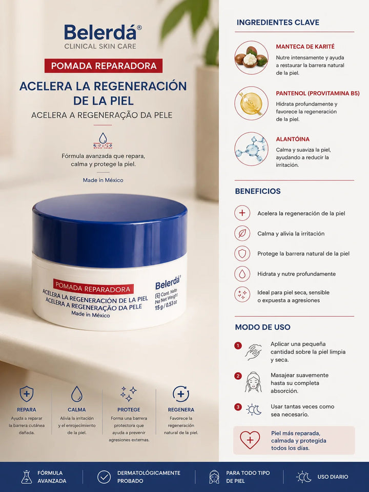 Eucerin Pomada Reparadora – Crème Réparatrice pour la Peau – 7 ml