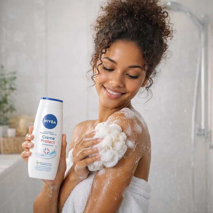 Crème de douche protectrice NIVEA – Hydratation &amp; protection de la peau