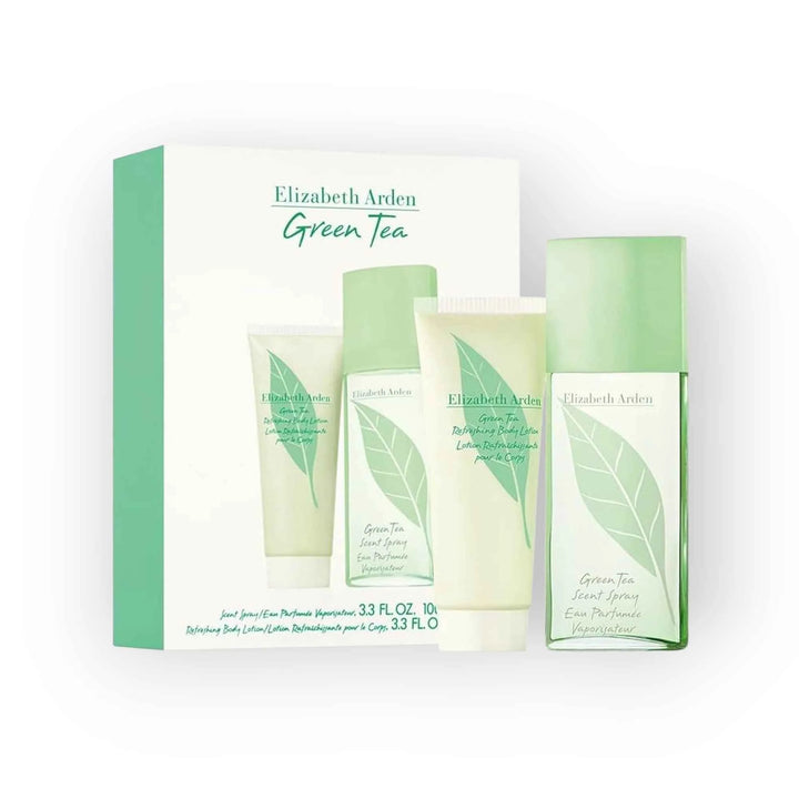 Elizabeth Arden Green Tea  Coffret Eau Parfumée Vaporisateur Crème pour le Corps