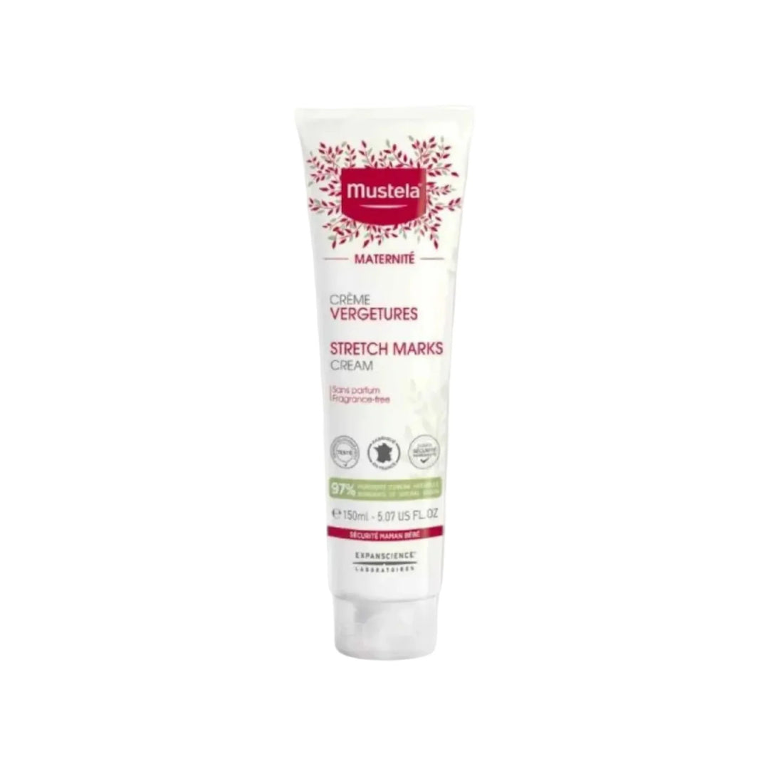 Mustela Maternité Crème Vergetures 3 en 1 – Anti-Vergetures Naturelle – 150 ml
