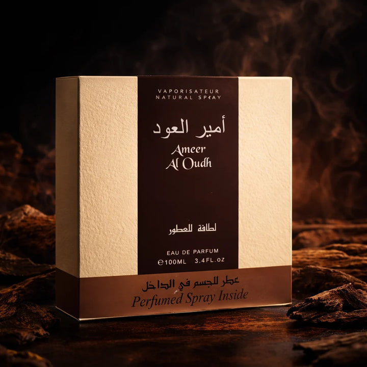 Lattafa Ameer Al Oudh Eau de Parfum 100ml – Parfum Oud Intense, Boisé et Ambré