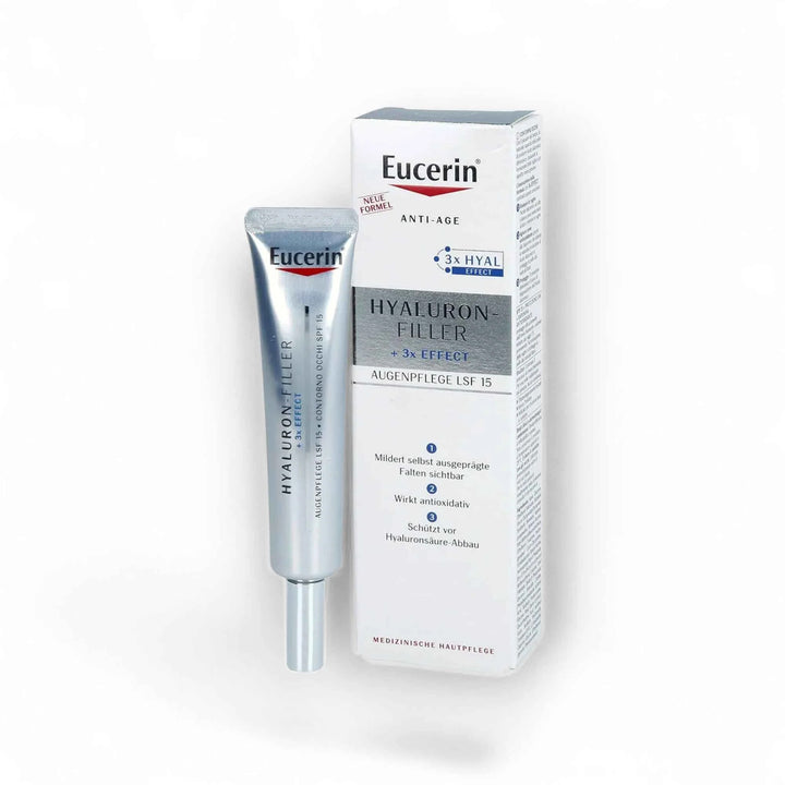 Eucerin Hyaluron-Filler +3x Effect Contour des Yeux SPF 15 – Soin Anti-Rides